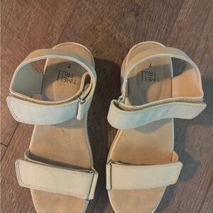 Time and Tru Light Tan Sandals